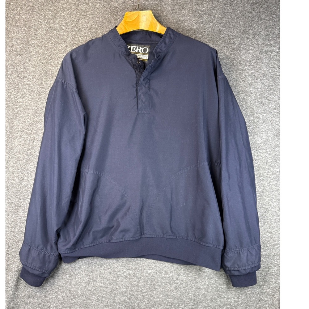 ZERO Restriction Golf Outerwear Lightweight Pullover Jacket Mens Size L USA Made
